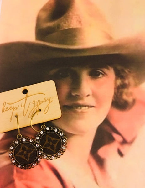 Louis Vuitton teardrop earrings – The Boujee Gypsy