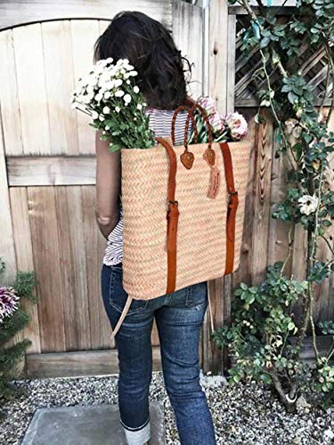 French Baskets Handle Straw Bag