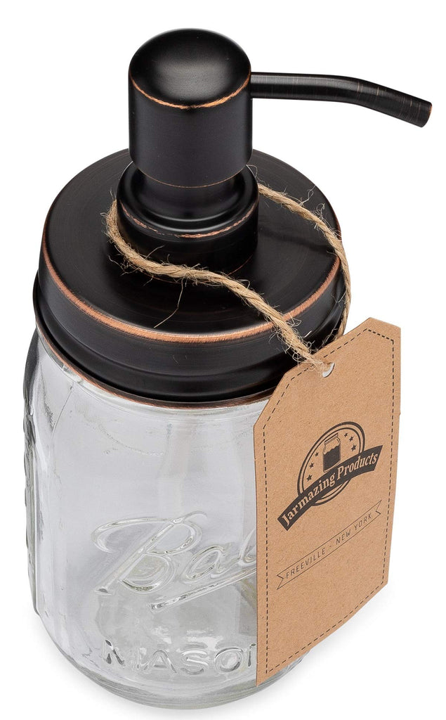 Farmhouse Mason Jar Soap Dispenser